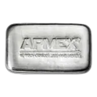 10 oz Cast-Poured Silver Bar - APMEX