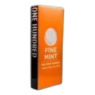 100 oz Cast-Poured Silver Bar - 9Fine Mint