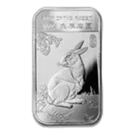 1 oz Silver Bar - APMEX (2023 Year of the Rabbit)