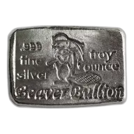 Beaver Bullion - 1 oz Silver Bar