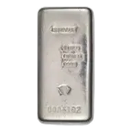 1 kilo Silver Bar - Metalor SA