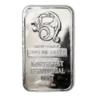 5 oz Silver Bar - Northwest Territorial Mint