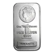 1 oz Silver Bar - Morgan Design (Secondary Market)