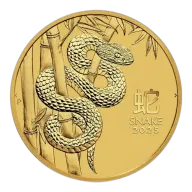 1/4 oz Perth Mint Gold Lunar Snake Coin Series 3