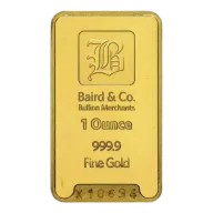 1oz Gold Minted Bar - Baird & Co
