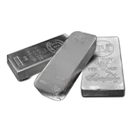100 oz Silver Bars (Secondary Market, Varied Designs)