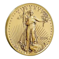 2024 1/2 oz American Gold Eagle Coin (BU)