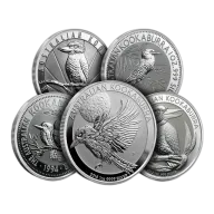 1 oz Australian Silver Kookaburra Coin (Random Year)