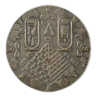 1/4 oz MPM Egyptian King Tut and Pyramid Silver Round
