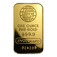1 oz Engelhard Bar Gold Bar