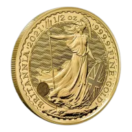 1/2 oz British Gold Britannia Coin (Random Year)