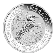 2015 1 oz Australian Silver Kookaburra Coin (BU)