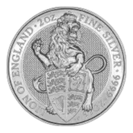 2016 Queen's Beasts 'Lion of England' 2 oz Silver Bullion Coin - Pre-Owned