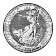2025 Silver Britannia 1 oz Bullion Coin Pre-Owned