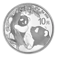2021 30g Silver Panda Bullion Coin