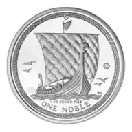 2011 Silver 1 Ounce Noble Isle of Man Coin