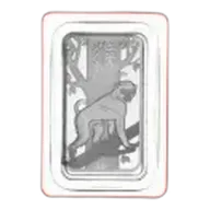 2016 Switzerland PAMP Suisse Silver Bullion 10 Gram Lunar Year of the Monkey Bar In Sleeve Pre-Owned