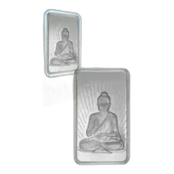 Silver Bullion 1 Ounce Wafer Faith Buddha Bar Pre-Owned PAMP Suisse