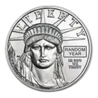 1 oz American Platinum Eagle Coin BU (Random Year, 1997-2023)
