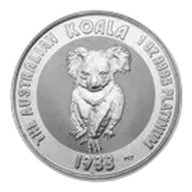 1988 Australia 1 oz Platinum Koala BU (Inaugural Issue)