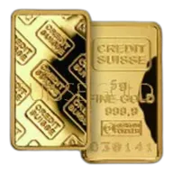 Credit Suisse 5 Gram Gold Bar