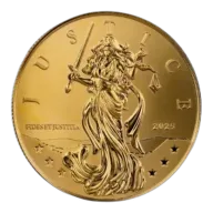 2025 1 oz Lady Justice Gold Coin