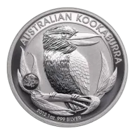 2012 1 oz Australian Kookaburra Silver Coin with Dragon Privy Mark