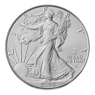 2025-(P) Eagle Privy 1 oz American Silver Eagle Coin BU