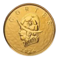 2024 1/10 oz Cortes Gold Coin - Commander Series