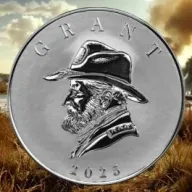 2025 5 oz Grant Silver Coin - Commander Series