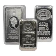 250 Gram Silver Bar - Design Our Choice