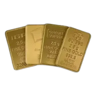 2.5 Gram Gold Bar Uncarded Various Mints