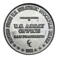 1 oz U.S ASSAY Office Premium Silver Round