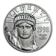 1998 1 oz American Platinum Eagle BU