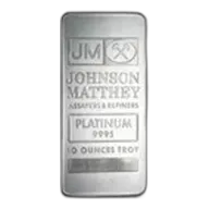 10 oz Platinum Bar - Johnson Matthey
