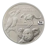 2 Oz Australia Wildlife Coin Silver Coin (Random Year)