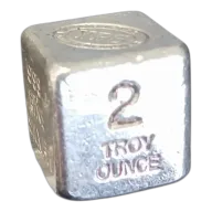 2oz Silver Cube | Yeager's Poured Silver(YPS)