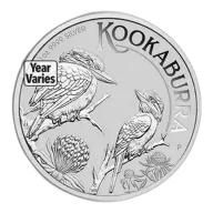 1 Oz Silver Australia Kookaburra - BU (Random Year)