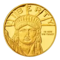 Lady Liberty Gold 1 Troy Oz Round - .9999 Pure