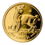 Isle of Man 1/25 oz Gold Japanese Bobtail Cat (Various Years, Various Conditions)