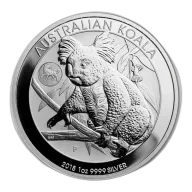 2018 1oz Australian Perth Mint Silver Koala (Dog Privy)