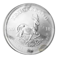 1 oz South African Silver Krugerrand Coin (Random Year)