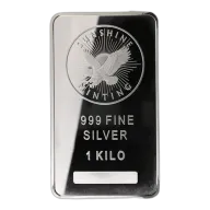 1 Kilo Silver Bar