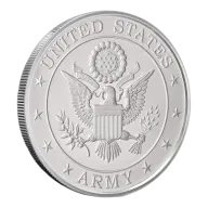 1 oz United States Armed Forces Army Silver Round (New)