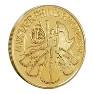 1/10 oz Austrian Gold Philharmonic Coin (Random Year)