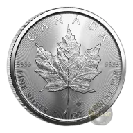 2021 1 oz Canadian Silver Maple Leaf Coin