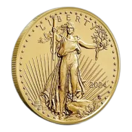2024 1/10 oz American Gold Eagle Coin (BU)