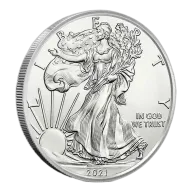 2021 1 oz American Silver Eagle Coin (Type 1)