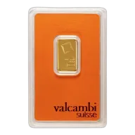 5 Gram Valcambi Gold Bar (New w/ Assay)