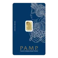 PAMP Suisse Lady Fortuna Gold Bar 2.5 Gram | Swiss-Made Assay Card